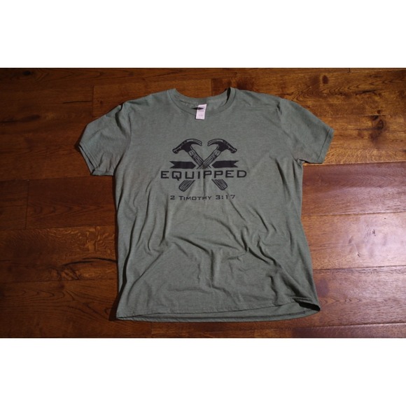 The Unbranded Brand Other - Faith Based shirt Equipped 2 Timothy 3:17 Mens Size XL